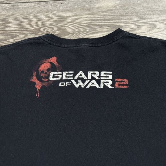 Y2K Gears Of War 2 Video Game Promo T Shirt - Picture 4 of 5